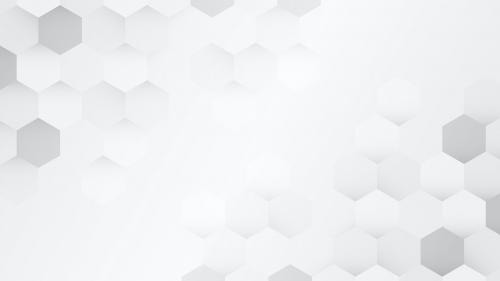 White and gray hexagon pattern background vector free download