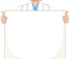 White vector background and black hair boy