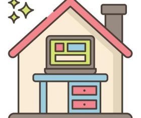 Work from Home vector