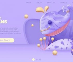 World oceans day illustrations vector