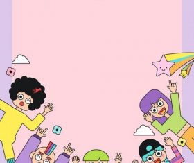 Youth Day background vector