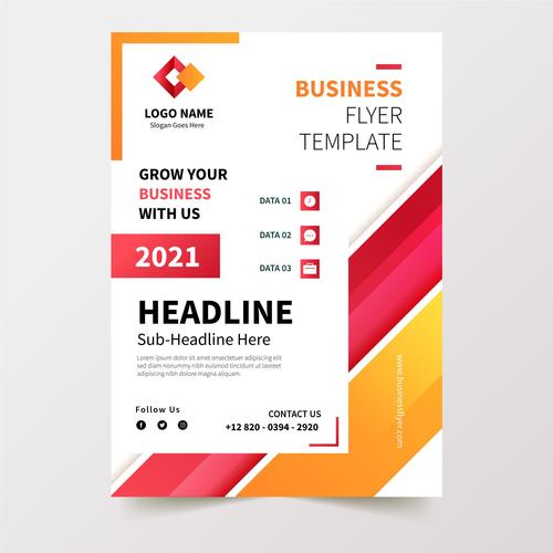 21 Business Flyer Design Template Vector Free Download