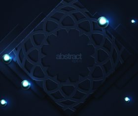 3D background with pearls vector