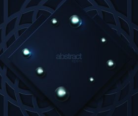 Abstract black square combination background vector