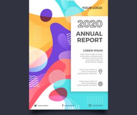 Abstract cover business brochure template vector