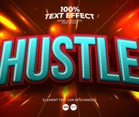 Adobe illustrator font effect vector