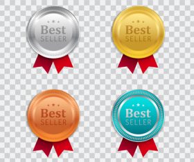 Best seller badges vector
