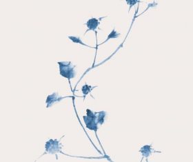 Blossoms illustration vector