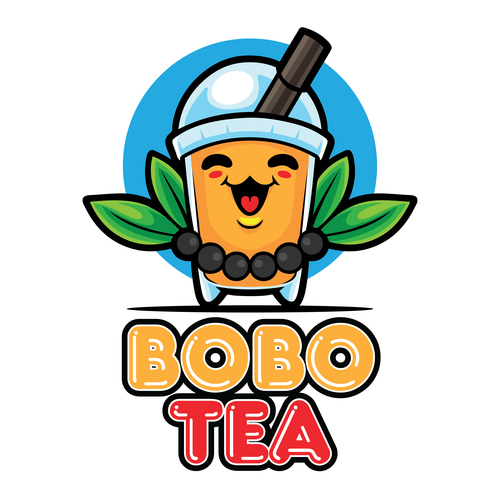 BoBo tea icon vector