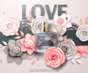 Brand perfume vector