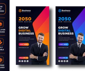 Brochure cover vector