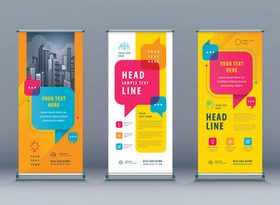 Business banner design vector