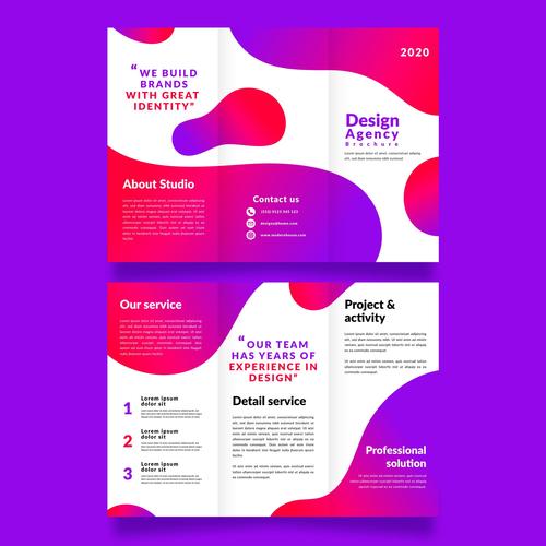 Business detail service flyer vector