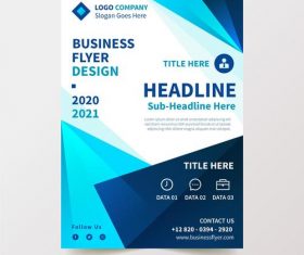 Business flyer design vector