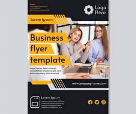 Business flyer template vector