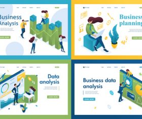 Business planning vector 3D concept illustration