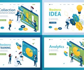 Business vector 3D concept illustration