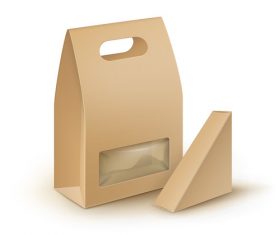 Cardboard delivery box vector