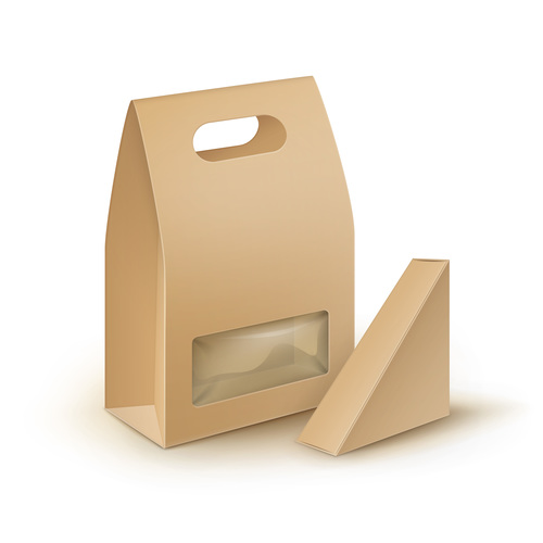 Cardboard delivery box vector