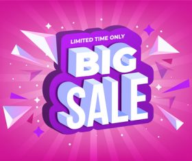 Cartoon sale background vector