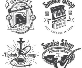 Cigarette logo vector
