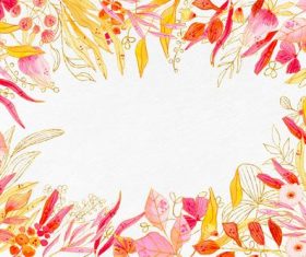 Colorful flowers background vector