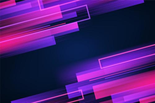 Colorful lines background vector