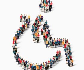 Combine into a specific pattern crowd vector