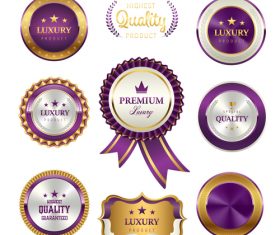 Corporate badges vector
