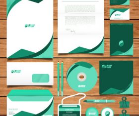 Corporate identity design vector