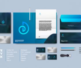 Corporate identity megapack vector