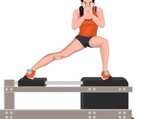 Correct fitness posture vector