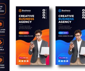 Cover social networks media design vector