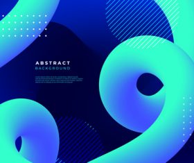 Curved liquid abstract background vector