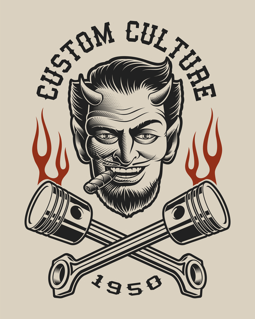 Custom cultuae logo vector