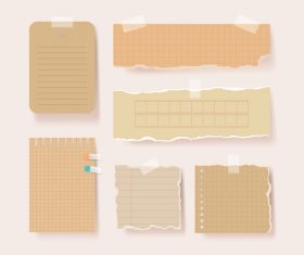 Dark stationery illustration vector