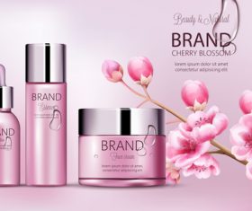 Essence skin care products vector