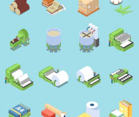 Factory Isometric Illustration Vector