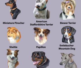 Famous dog name vector