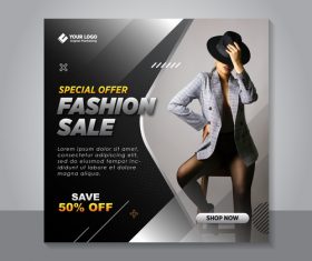 Fashion clothing special sale vector