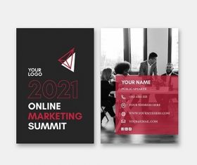 General business card template vector