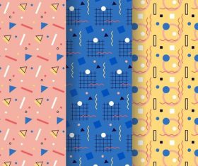 Geometric abstract seamless pattern vector