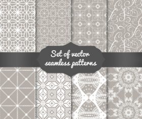 Grey seamless pattern vector