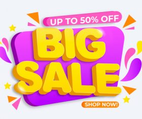 Half price sale vector