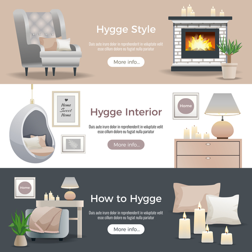 Interior decoration style vector