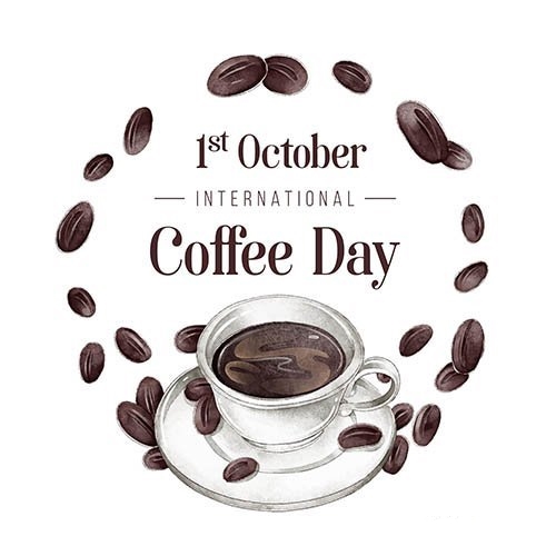 International day of coffee vector