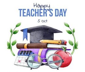 International day of teachers vector