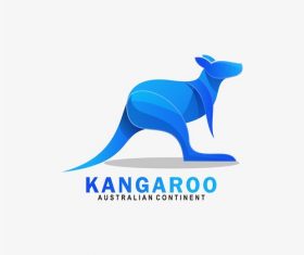 Kangaroo icon vector