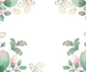 Leaf background vector