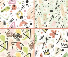 Light green abstract seamless pattern vector